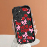 Pehme silikoonist ruudukujulise redeliga printimismustriga telefoni korpus T&auml;iskaanega kaamera p&otilde;rutuskindel kaitse kummist &uuml;mbris Samsungile Samsung A03S pruun