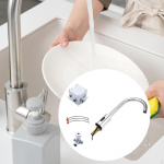 Touchless Bathroom Sink Faucet Accessories Easy to Install Modern Automatic Sensing for Home