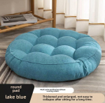 Ergonoomiline tatami toolipadi kontorisse ja elutuppa Large Round: 55cm, Thick 10-12cm