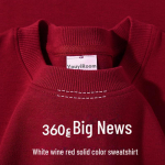 300g Raskekaaluline Puuvillane Dressipluus: Unisex Pikkade varrukatega Pluss Samet &Uuml;hev&auml;rviline Pullover 3XL (180-200 jin)