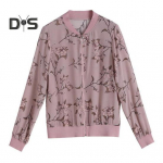 Suvine &otilde;huke jakk naistele, lillemustriga, lukuga, l&uuml;hike mantel, p&auml;ikesekaitsega kardigan v&auml;li&uuml;ritusteks, randa, matkamiseks 3XL roosa