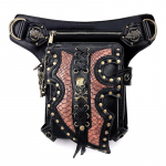 Moekad naiste kotid, steampunk mootorratta kotid, &uuml;he &otilde;laga crossbody kotid naistele, Euroopa ja Ameerika v&ouml;&ouml;kotid meestele must