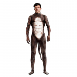 Bodysuit Looma Cosplay Kost&uuml;&uuml;m R&otilde;ivad T&otilde;mblukk Zentai Bodysuits Mehed / Naised Maskeerimis Kombinesoonid Sabadega Halloween S