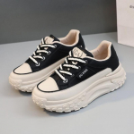 Uued Retro Naiste Kingad Kevadised Platvormkingad Vabaaja Tossud Mitmek&uuml;lgsed Moedisaineri Kingad Kvaliteetsed Naiste Tossud 35 valge
