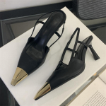 T&auml;navastiil Terava ninaga Naiste Pumbad Mood Slingbacks &Otilde;hukesed K&otilde;rged Kontsad Elegantsed Striptiisitar Ballikleit Daamide Sandaalid Kingad 37