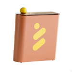 Face Mask Organizer Box for Makeup Storage And Dispensing in Kitchen Bathroom valge