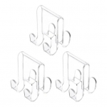 3 tk akr&uuml;&uuml;list du&scaron;iukse konksud &uuml;litugevad tugevad kandev&otilde;imelised lihtsa paigaldusega k&auml;ter&auml;tikud