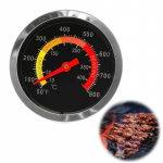 Uus Roostevabast Terasest BBQ Suitsuahju Grill Termomeeter Temperatuurin&auml;idik 10-400 Kraadi Celsiuse j&auml;rgi MIT