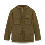 Timberland V&auml;litingimuste Vabaaja T&ouml;&ouml;puuvillane Jakk Meeste Jakid Tume Oliiviroheline A5MCM302 XXL brown