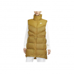 Nike Sportswear Tuulepuhur Therma-FIT &Uuml;hev&auml;rviline T&otilde;mblukuga Seisukrae L&otilde;tv Vest Naiste vest Pronks FN0031-716 L