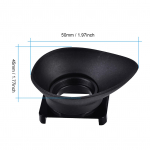 Plastikust Kaamera Objektiivi Okulaar Silmakupp Must Tarvik Canon EOS 5DIII 1DX 7D jaoks