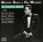 CD MARVIN GAYE - Marvin Gaye ja tema naised : 21 Classi WD72397 Motown 1987 Euroopa Soul/Funk Kasutatud