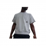 Nike Heritage Mugav Mitmek&uuml;lgne Lihtne Mood L&uuml;hikeste Varrukatega T-s&auml;rk Meeste Topid Hele Suitsuhall HJ8088-077 L