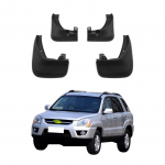 4 tk autokaitseplekke porikaitseid porilaudu autokaitseplekid &Uuml;hilduvad Kia Sportage 2004 2005 2006 2007 2008 2009 2010-ga QY-08 must