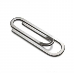 Roostevabast terasest &otilde;hukese taskuga rahaklambriga rahakott Metallist terasest arveklambri klambriga kaust pangat&auml;htede klambriga sularaha ID krediitkaardi rahahoidja