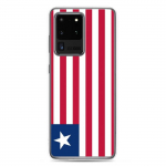 Coque T&eacute;l&eacute;phone &ndash; Samsung &ndash; Galaxy S23 Ultra &ndash; Drapeau Libeeria &ndash; Souple &ndash; mitmev&auml;rviline