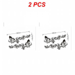 2&ndash;5 TK Lendav liblikas lilleline autokleebis Veekindel autoukse aknakleebis Dekoratsioon K&otilde;rge kleepuvusega autostiilis vin&uuml;&uuml;l