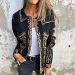 Naiste mitmev&auml;rviliste metallist n&ouml;&ouml;prev&auml;&auml;ridega teksajakk XXL