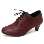 Briti stiilis &uuml;mar ninaga paeladega naiste kingad 5 cm keskmise kontsaga kevad-s&uuml;gis naiste vabaajajalatsid Suurus 43 Zapatos De Mujer WSH5269 39 black