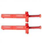 2 tk telliskiviliini klambrid 5,91&ndash;7,09-tollised klambrid telliskiviliin m&uuml;&uuml;riladumise t&otilde;mmitsate liinikandurid