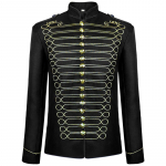 Meeste Halloweeni keskaegne gooti steampunk trummari kost&uuml;&uuml;m - retro stiil XL