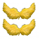 2 tk Ingli sulgedest tiivad naistele T&uuml;drukutele Haldja sulgede tiibadega kost&uuml;&uuml;m elastsete rihmadega Halloweeni Cosplay peolava esinemise rekvisiidiks