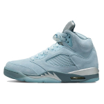 Air Jordan 5 Retro Blue Bird Naiste Tossud Photo-Blue Football-Grey Metallic-Silver DD9336-400 35.5