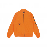 Nike Sportswear Swoosh Logo Print Baseball Collar Fitted Zip-Up Jacket meestele, oranž DJ5368-801 L
