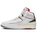 Air Jordan 2 Retro Origins Meeste tossud Valge Tulepunane Kuusk DR8884-101 42