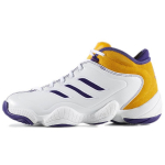 Adidas Crazy 3 Kootud Klassikalised Libisemiskindlad Vastupidavad Keskmise K&otilde;rgusega Retro Korvpallijalatsid Meeste Tossud Valge Lilla Kuld B72770 44
