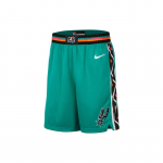 Nike San Antonio Spurs City Edition Dri-FIT NBA F&auml;nni Versioon 22-23 Hooaeg Logo Prindiga Sirge S&auml;&auml;rega Hingavad Korvpallip&uuml;ksid Meeste p&uuml;ksid DO9674-396 XL