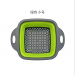 Kokkupandav l&otilde;ikelaud kurniga Multifunktsionaalse silikoonist kokkupandava l&otilde;ikelauaga N&otilde;udekauss Korv &auml;ravoolutoru K&ouml;&ouml;gis panipaik