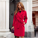 Naiste Talvemood V&ouml;&ouml;ga Slim Fit Villane Mantel Trenchcoat Trench Keskmise pikkusega Mantel XXL hall