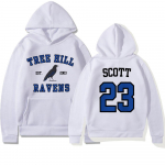 TREE HILL RAVENS Kapuutsiga S&auml;rk One Tree Hill Nathan Scott 23 Kapuutsiga Dressipluus P&otilde;hja-Carolina Telesaade Trendikad Kapuutsiga S&auml;rgid Oth F&auml;nnide Kingitused S