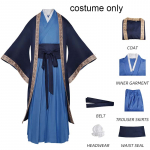 Jinshi Cosplay kost&uuml;&uuml;m Anime Apteekri p&auml;evikud Meeste kimono hommikumantli &uuml;likond peakattega Kusuriya No Hitorigoto riided Comic Coni jaoks S