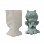 3D Palveingel Silikoonvormid L&otilde;hnastatud K&uuml;&uuml;nla Kipsivorm DIY Epoks&uuml;vaik Kipsivorm Ornament Vorm Kodu Kaunistus