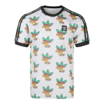 Adidas Originals Trefoil Seeria Sk8 Trefoil Jersy &Uuml;mmarguse kaelusega L&uuml;hikeste varrukatega T-s&auml;rk Meeste Topid Valge FM7321 XL gray