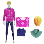Hunters Demon K-popi poisteb&auml;ndi Cosplay kost&uuml;&uuml;m Halloweeni peoks Lavaesituseks Pink Blue,Child 140 purple