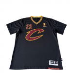 Adidas NBA LeBron James Cavaliers 23 S&auml;rk Mugav V-kaelusega L&uuml;hikeste varrukatega Unisex Topid 7470A-3VF-FDT2581 S
