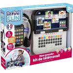 Kit T&eacute;l&eacute;travail - KD - Mon Premier Kit de T&eacute;l&eacute;travail - Effets lumineux et sons r&eacute;alistes d&egrave;s 18 mois valge