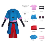 Anime Jinx Baobao Cosplay Kost&uuml;&uuml;m Lol Arcane Powder Jinx Bao Bao Cosplay Kost&uuml;&uuml;m Pidulik Naiste M&auml;ngu Parukad R&otilde;ivad Halloweeni Kost&uuml;&uuml;m S 40-45kg beež