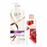 LUX Hydrating Silky Shampoo & Fragrant Shower Gel Set