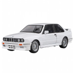 1/24 BMW M3 E30 1988 Superauto Sulamist Mudel V&otilde;idus&otilde;iduauto M&auml;nguasi Valatud Metallist Heliga ja Valgusega Autode M&auml;nguasjad Lastele S&otilde;iduki Kingitused valge