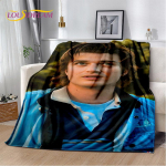 Joe Keery Steve Harrington Pehme Pl&uuml;&uuml;sist Tekk, Flanellist Tekk Visketekk Elutoa Magamistoa Voodi Diivani Pikniku Katteks Lastele 50x60in