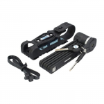 C&acirc;ble avec cadenas - Ferrestock - 69 cm - R&eacute;sistant - Pliable - Inclus: 2 cl&eacute;s