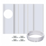 Universaalne aknakinnitusadapteri toru&uuml;hendikute komplekt, aknakinnitusega v&auml;ljalasketoru liides kaasaskantavale konditsioneerile 150mm 4 pieces of 43-140mm baffle + 150mm interface
