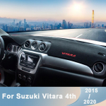 Auto armatuurlaua valgust peegeldav padi, instrumendiplatvormi katte matid vaibad Suzuki Vitara LY 4. p&otilde;lvkond 2015 2016 2017 2018 LHD Black Side