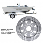 Haagise velg 12 tolli H&otilde;bedane 12x4 4-114.3 Haagise velje asendus kaubalaevale h&otilde;be