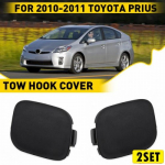 2set For Prius Toyota 2010-2011 Front Bumper Hook Tow Eye cap Cover Left & Right