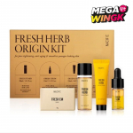 Nacific Fresh Herb Origin Reisi nahahoolduskomplekt (Tooner 30ml + Seerum 10ml + Kreem 20ml + Seep 30g)